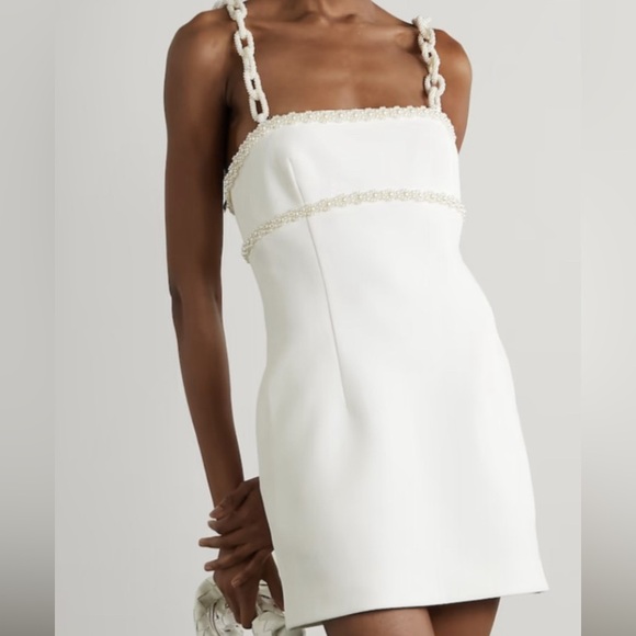 Rebecca Vallance bridal perle embellished bonded minidress - Picture 2 of 4